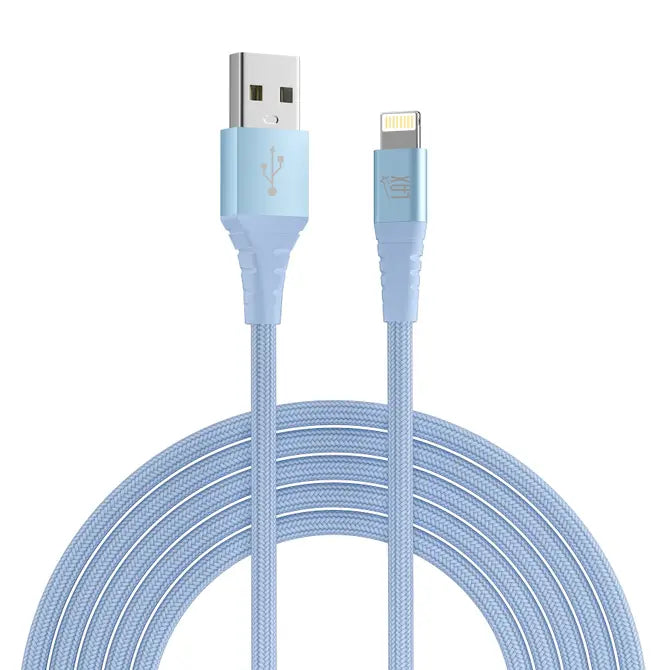 Apple MFi Certified Braided Nylon USB to Iphone Cable-4ft