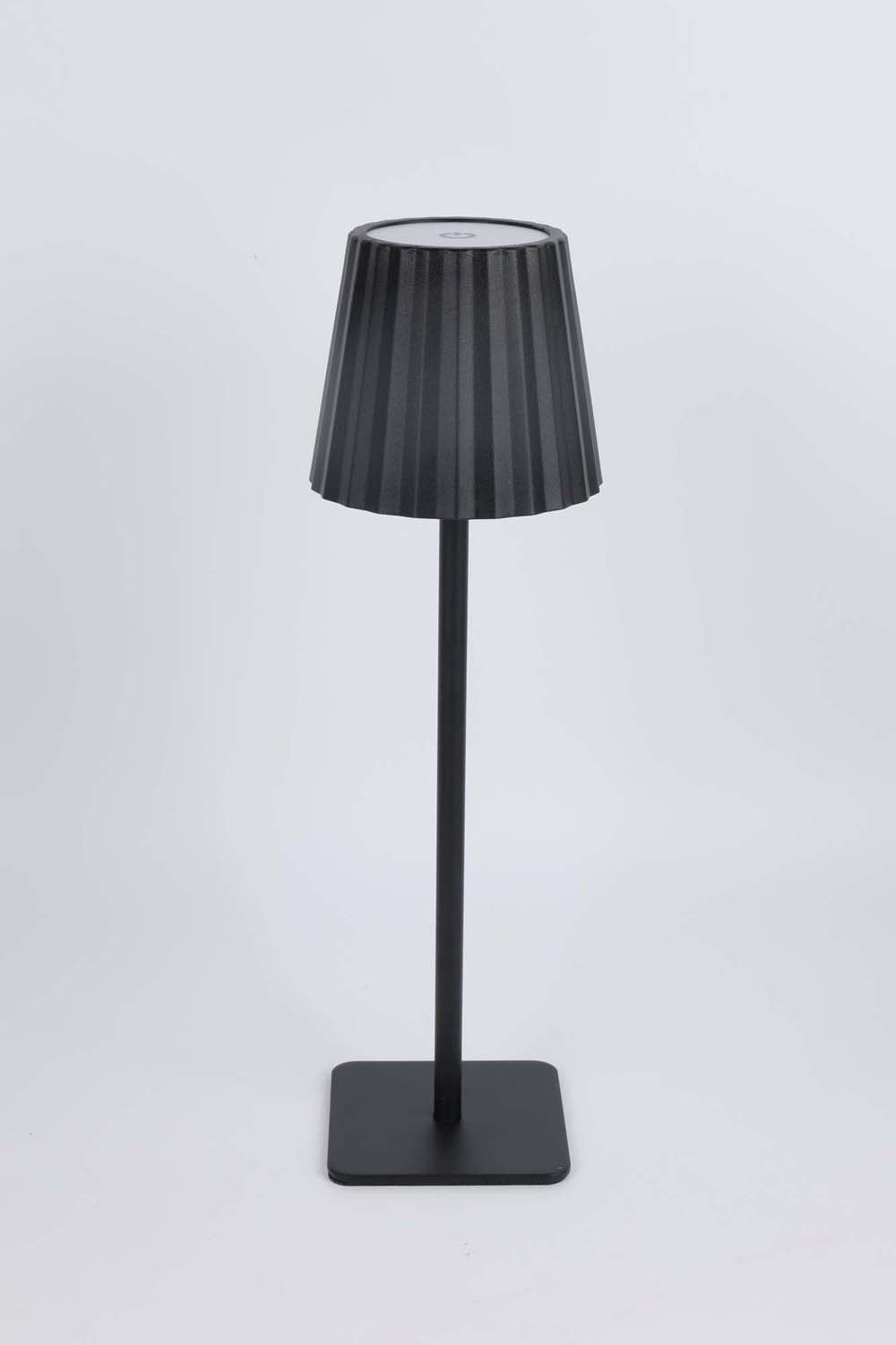 Fluted LED Touch Lamp – Dimmable, USB-C Rechargeable