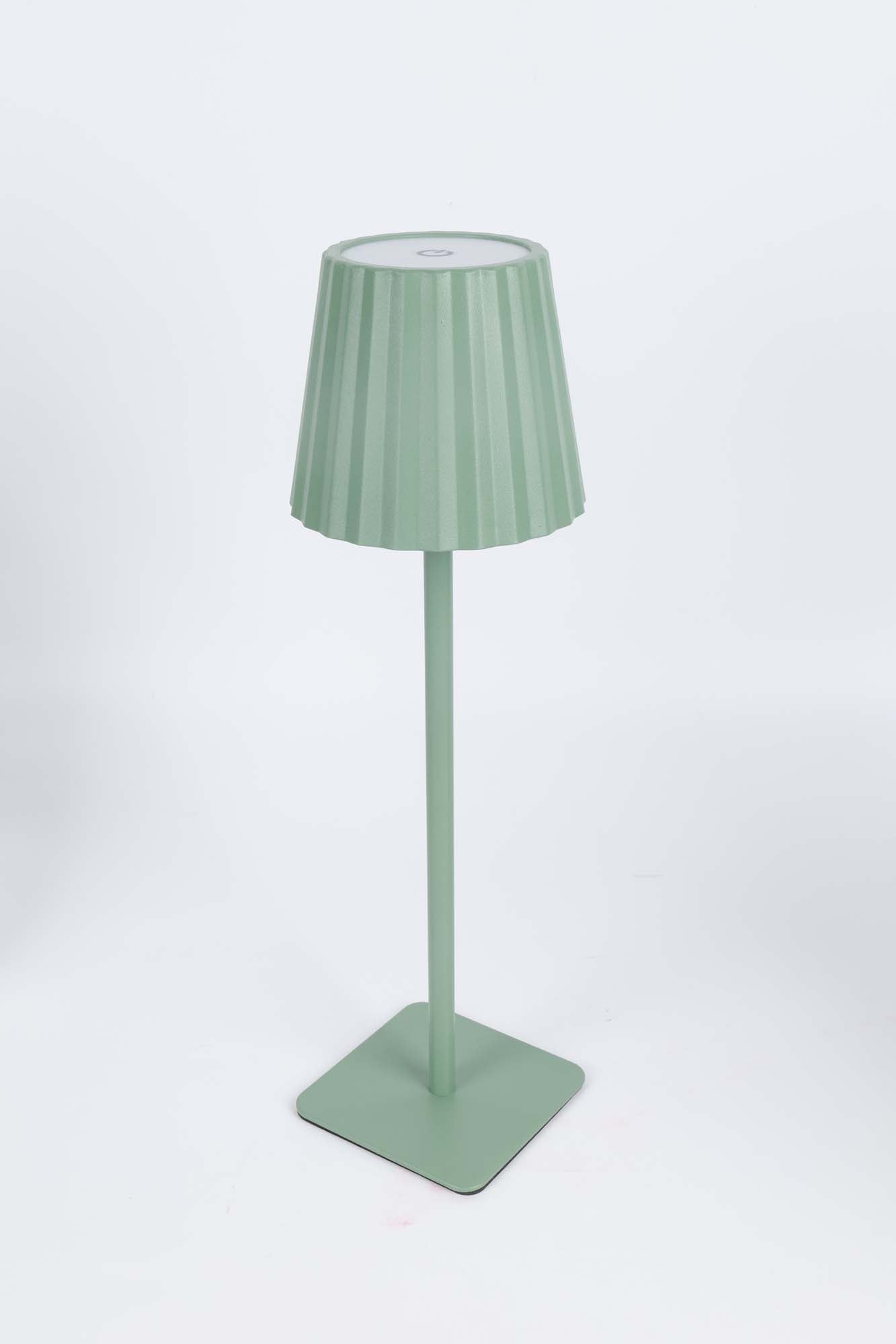 Fluted LED Touch Lamp – Dimmable, USB-C Rechargeable