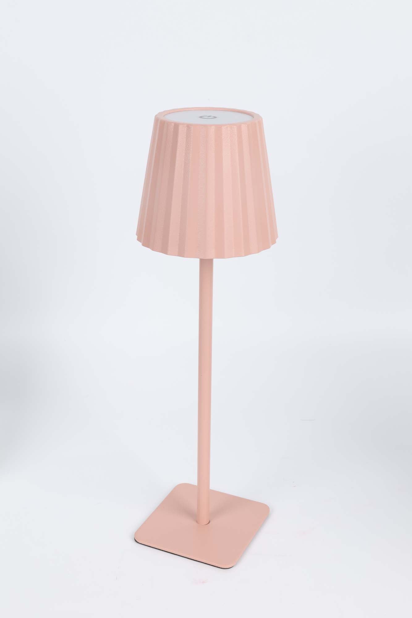 Fluted LED Touch Lamp – Dimmable, USB-C Rechargeable