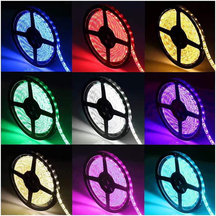 Smart Home Sound Activated Multi-Color LED Light Strip with Remote - 30 Feet
