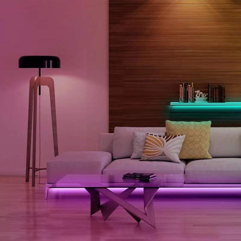 Smart Home Sound Activated Multi-Color LED Light Strip with Remote - 20 Feet