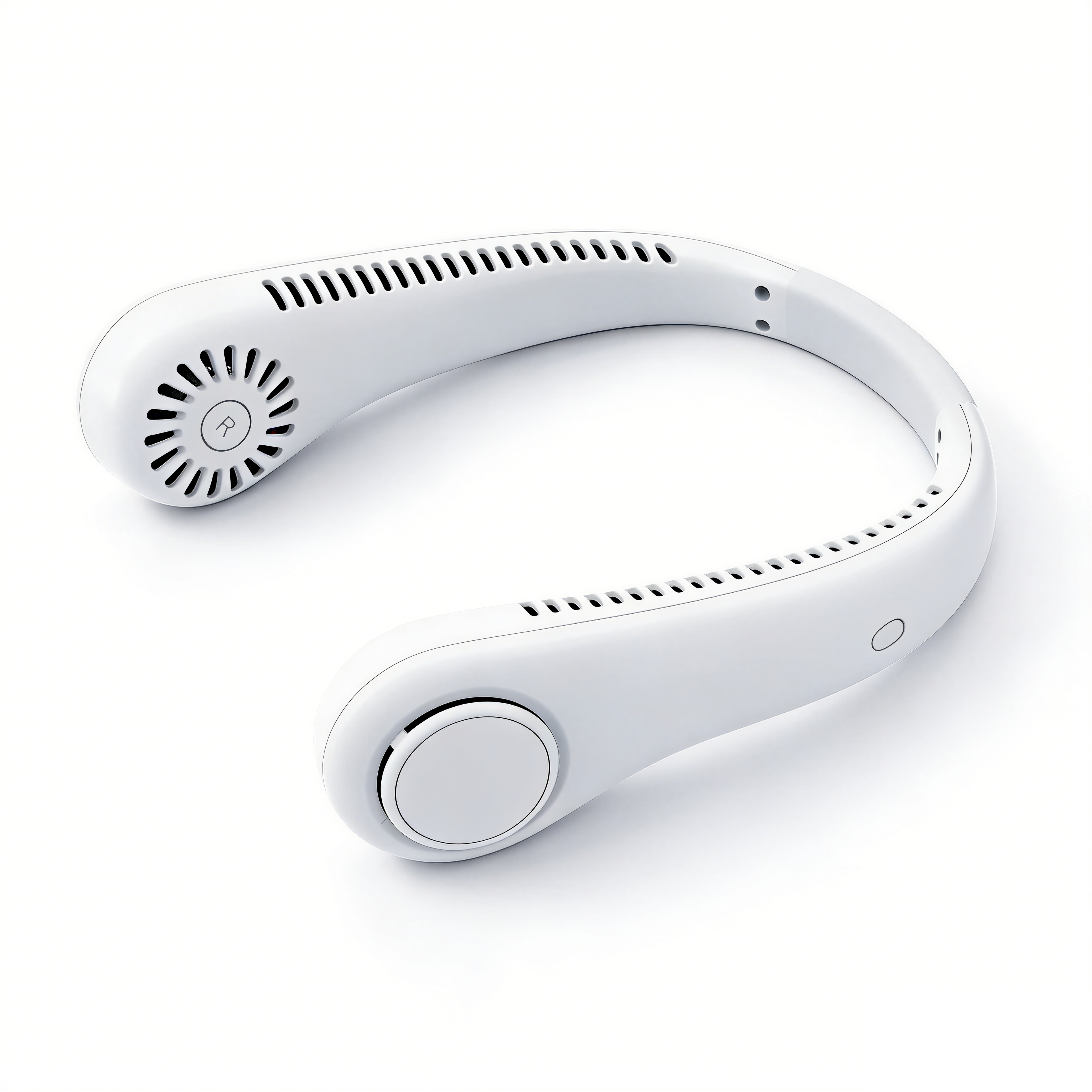 Portable Neck Fan – Rechargeable Hands-Free Wearable Fan (Lightweight & Quiet)