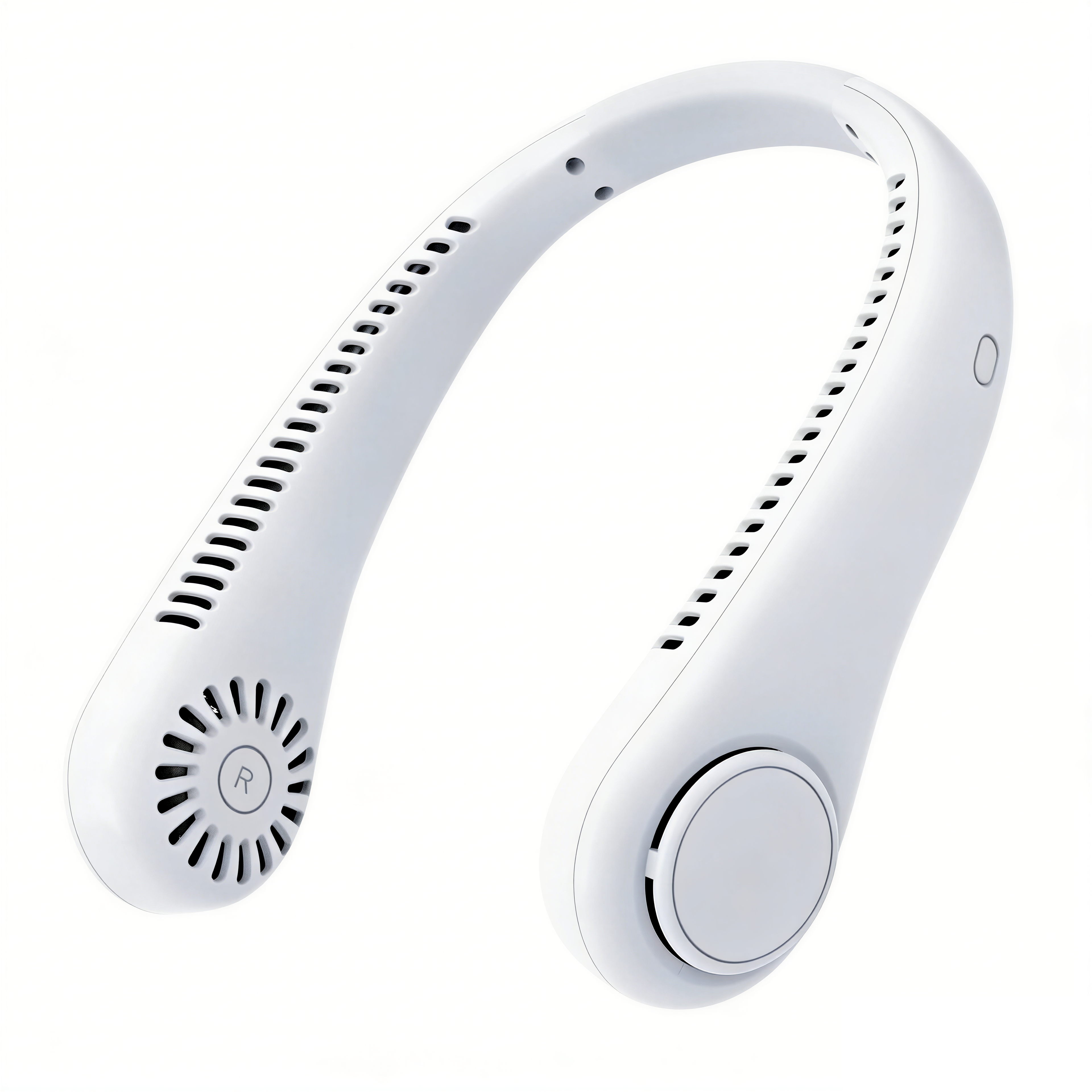 Portable Neck Fan – Rechargeable Hands-Free Wearable Fan (Lightweight & Quiet)
