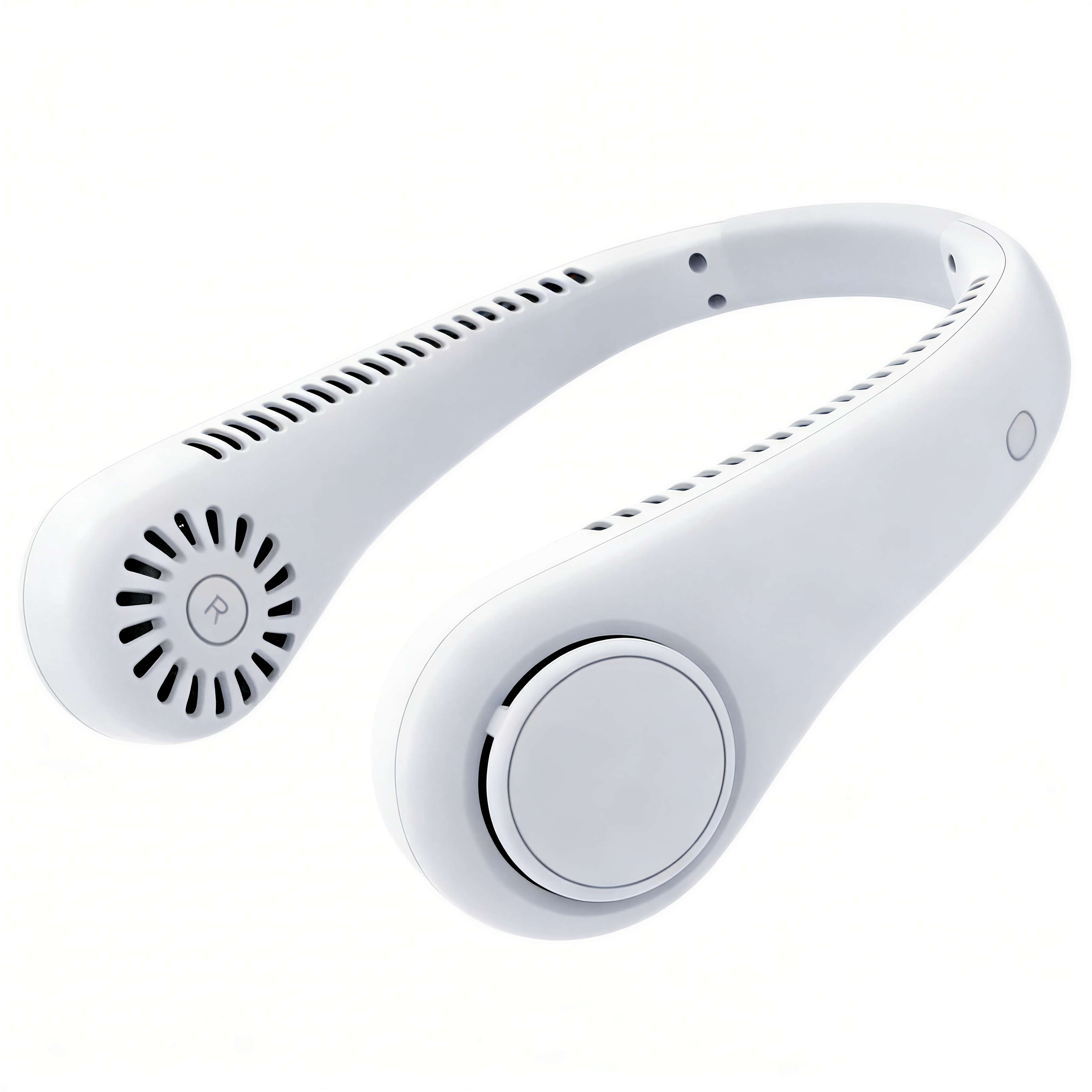 Portable Neck Fan – Rechargeable Hands-Free Wearable Fan (Lightweight & Quiet)