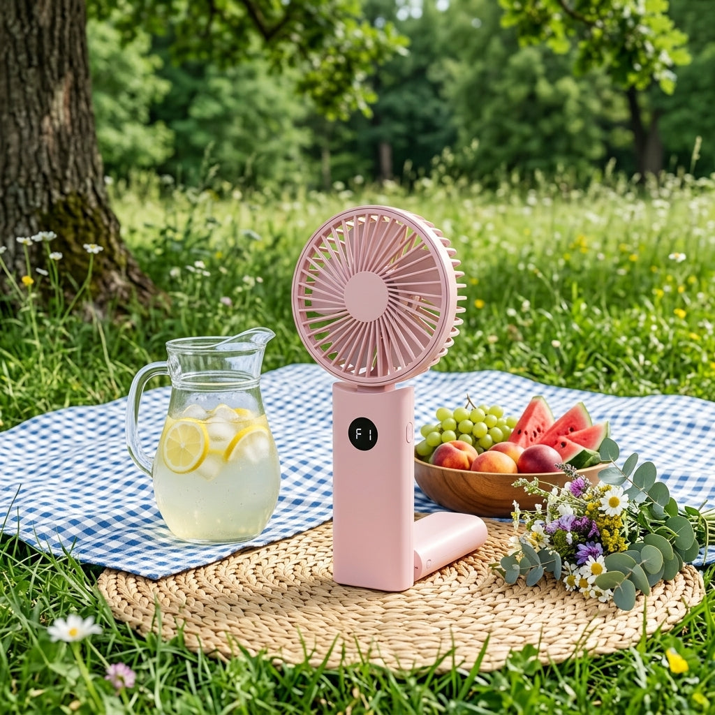 Rechargeable Portable Foldable Fans | Handheld Fans | Travel-Friendly