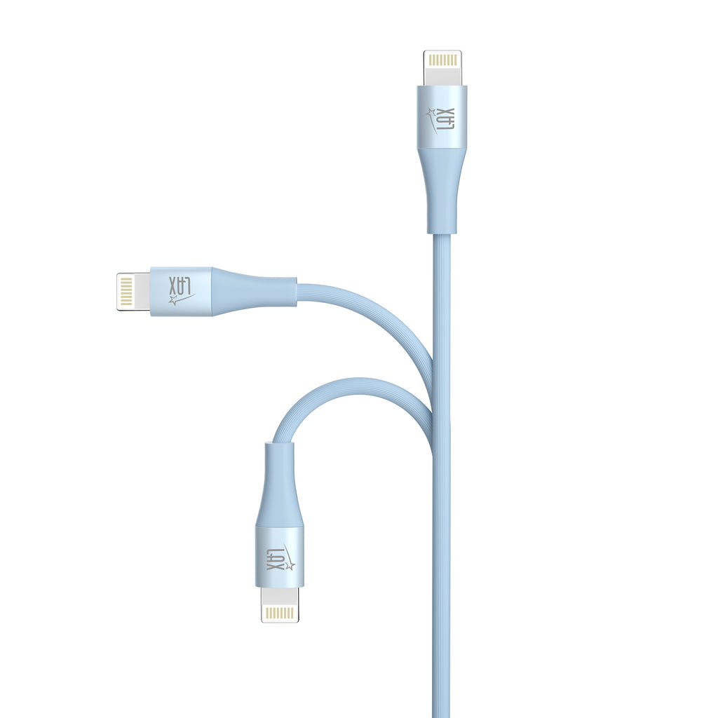 LAX Apple Fast Charging MFi Linear Iphone Cables 4 Feet and 10 Feet