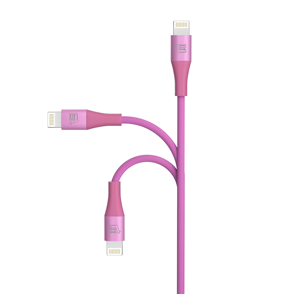 LAX Apple Fast Charging MFi Linear Iphone Cables 4 Feet and 10 Feet