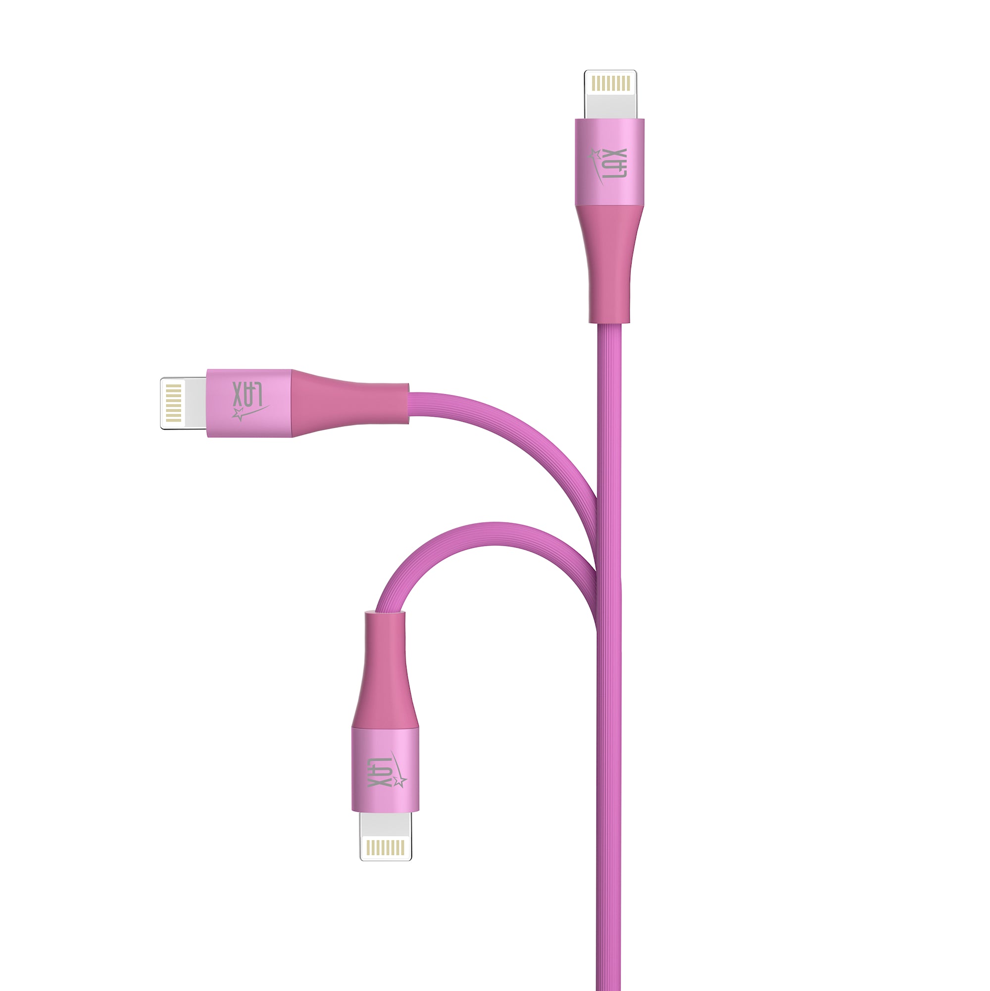 LAX Apple Fast Charging MFi Linear Iphone Cables 4 Feet and 10 Feet