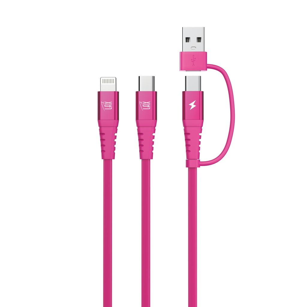 4-in-1 USB-A/USB-C to USB-C and Iphone Cables For iPhone/Android Devices