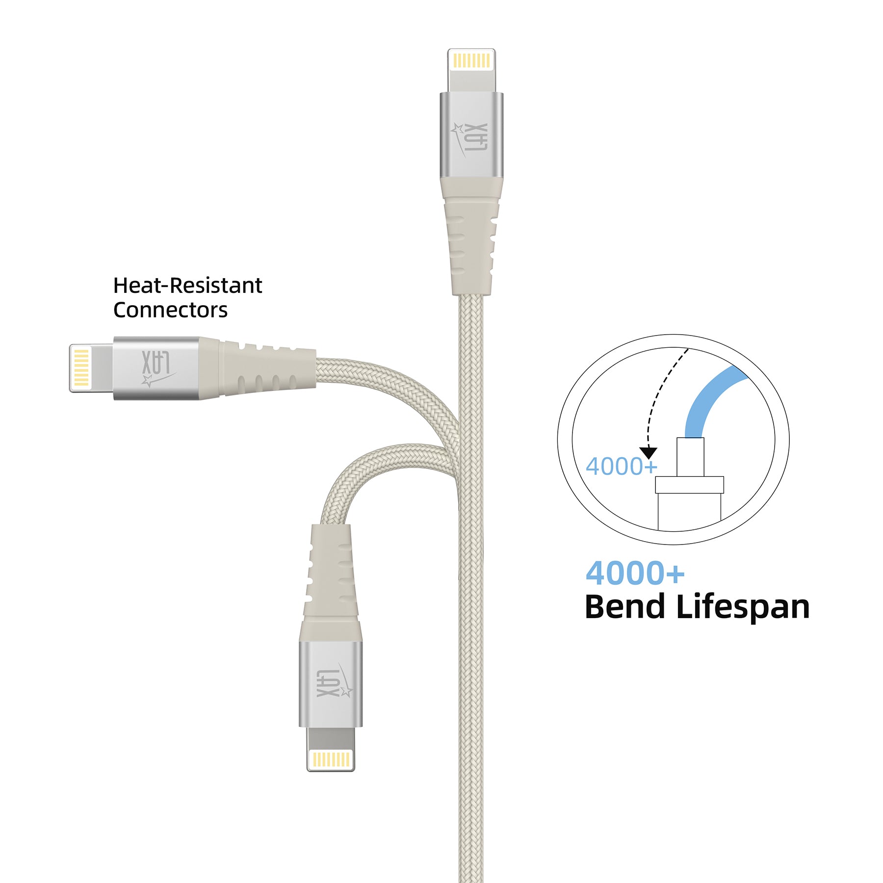 Apple MFi Certified Fabric Iphone Cables - 10 Feet