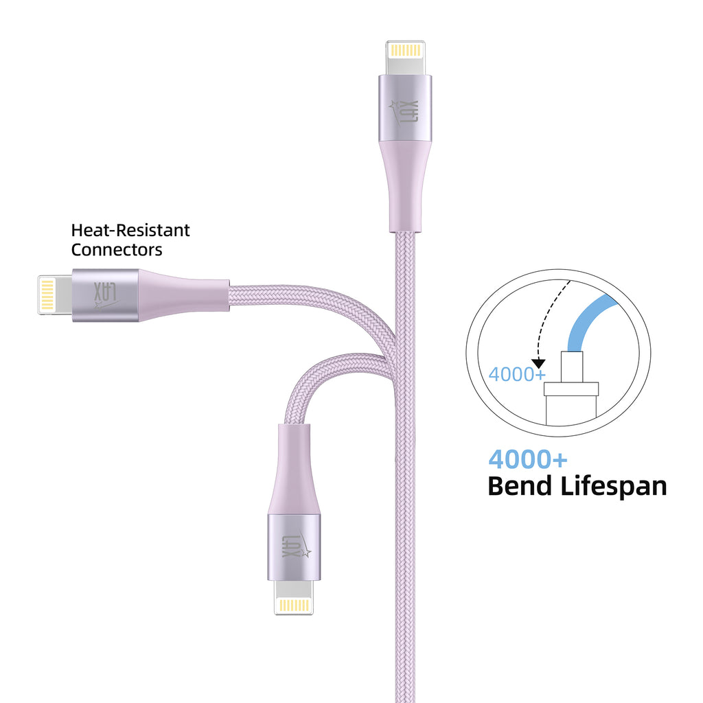 Apple MFi Certified Fabric Iphone Cables - 10 Feet
