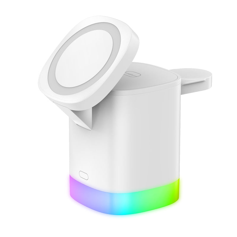 LAX 3-in-1 MagSafe Compatible Compact Wireless Charging Station