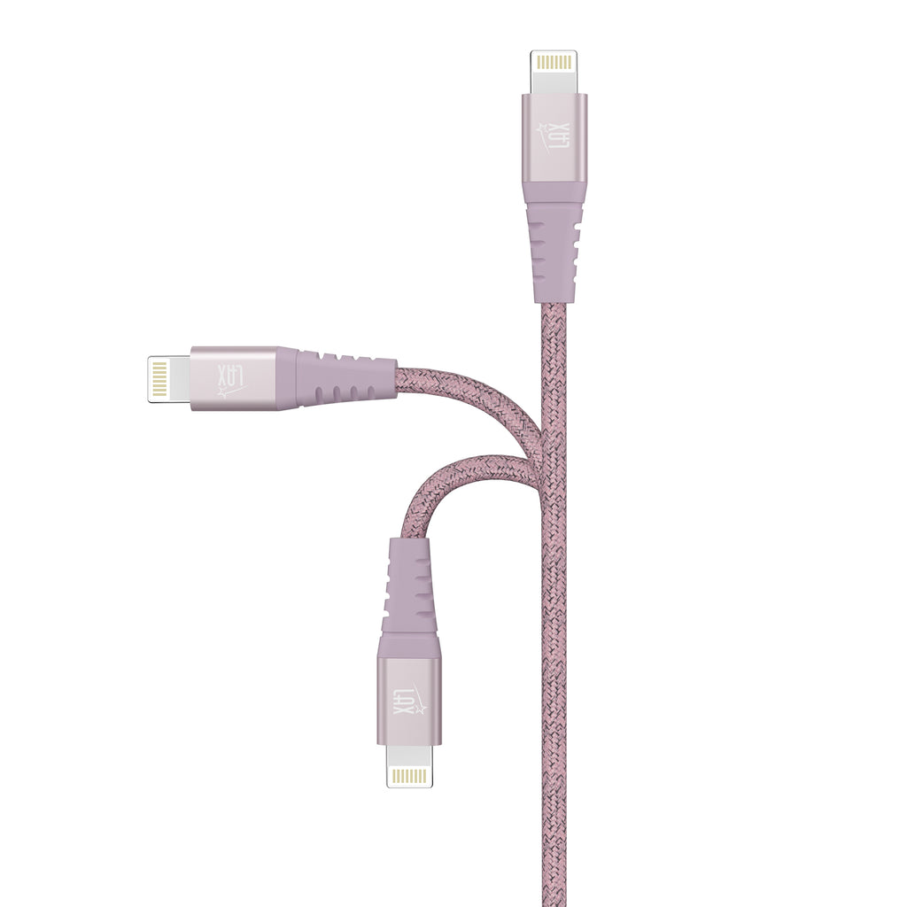 LAX Apple MFi USB-C to Iphone Cables 4 Feet Lace Cable