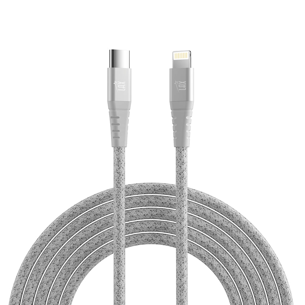 LAX Apple MFi USB-C to Iphone Cables 4 Feet Lace Cable
