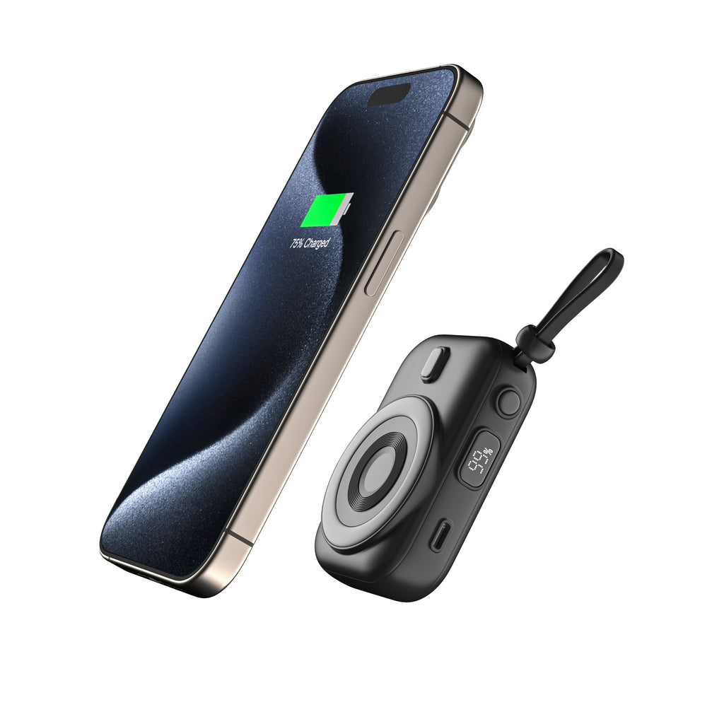 LAX Camera Power Bank and MagSafe - 12000mAh - White And Black
