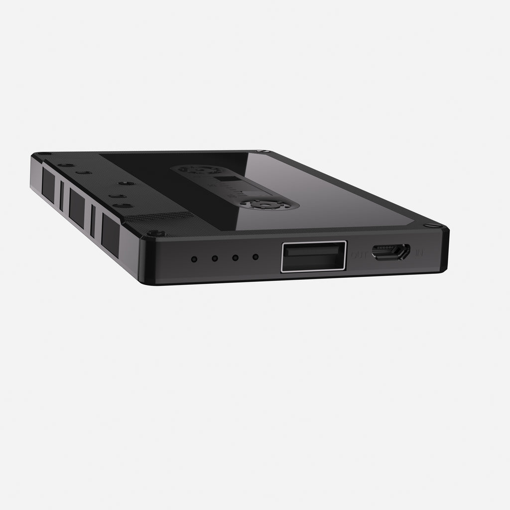 5000mAh Power Bank, Cassette-Style, Portable Charger