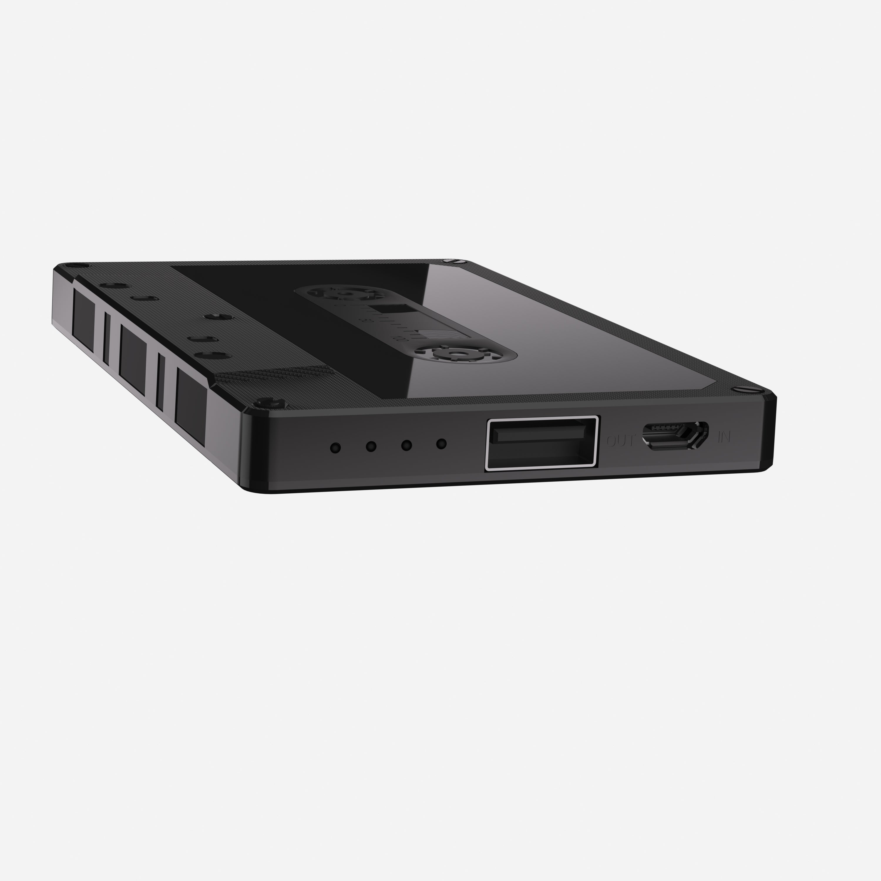5000mAh Power Bank, Cassette-Style, Portable Charger