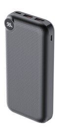 2-Pack LAX 20W 20,000 mAh Power Bank + 3-in-1 Fast Charging Cable