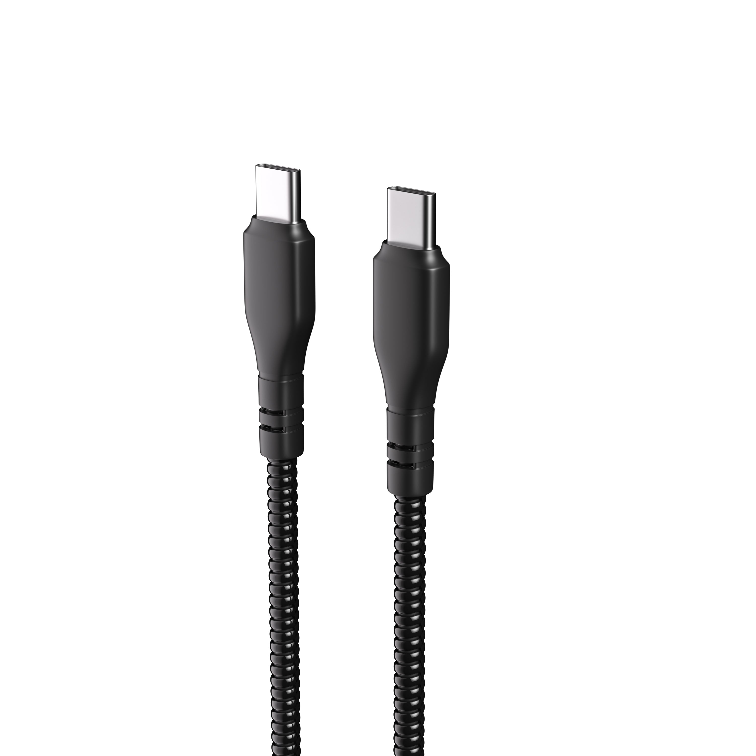 USB-C to USB-C Ringed Fast Charging Cable – 4 Feet