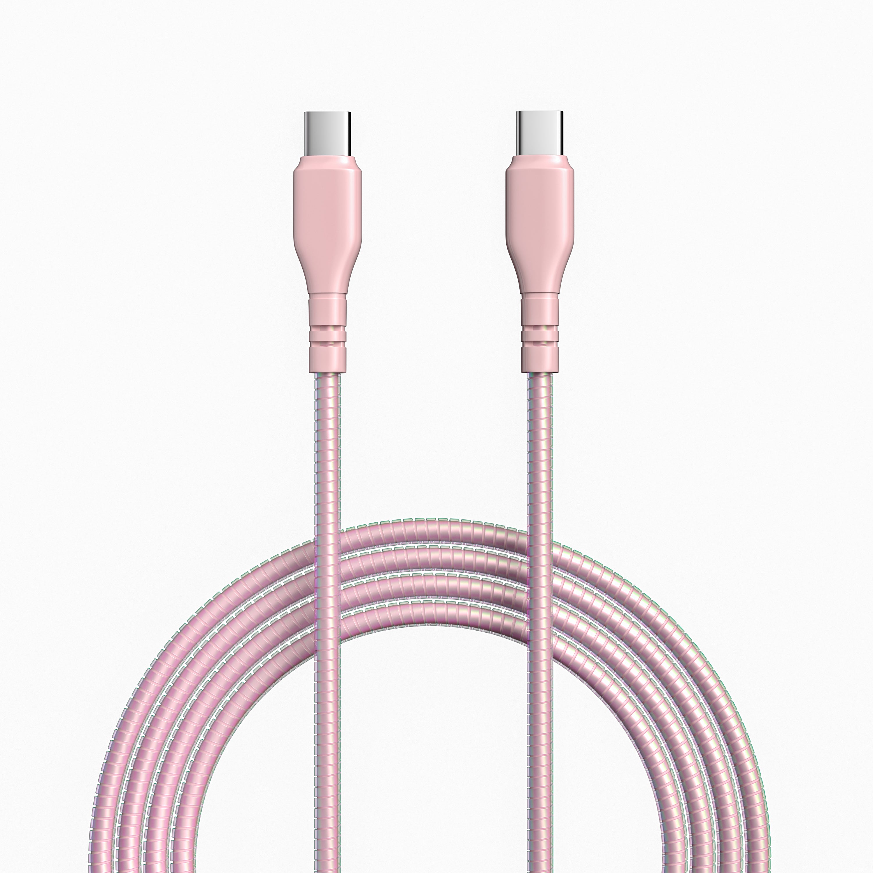 USB-C to USB-C Ringed Fast Charging Cable – 4 Feet
