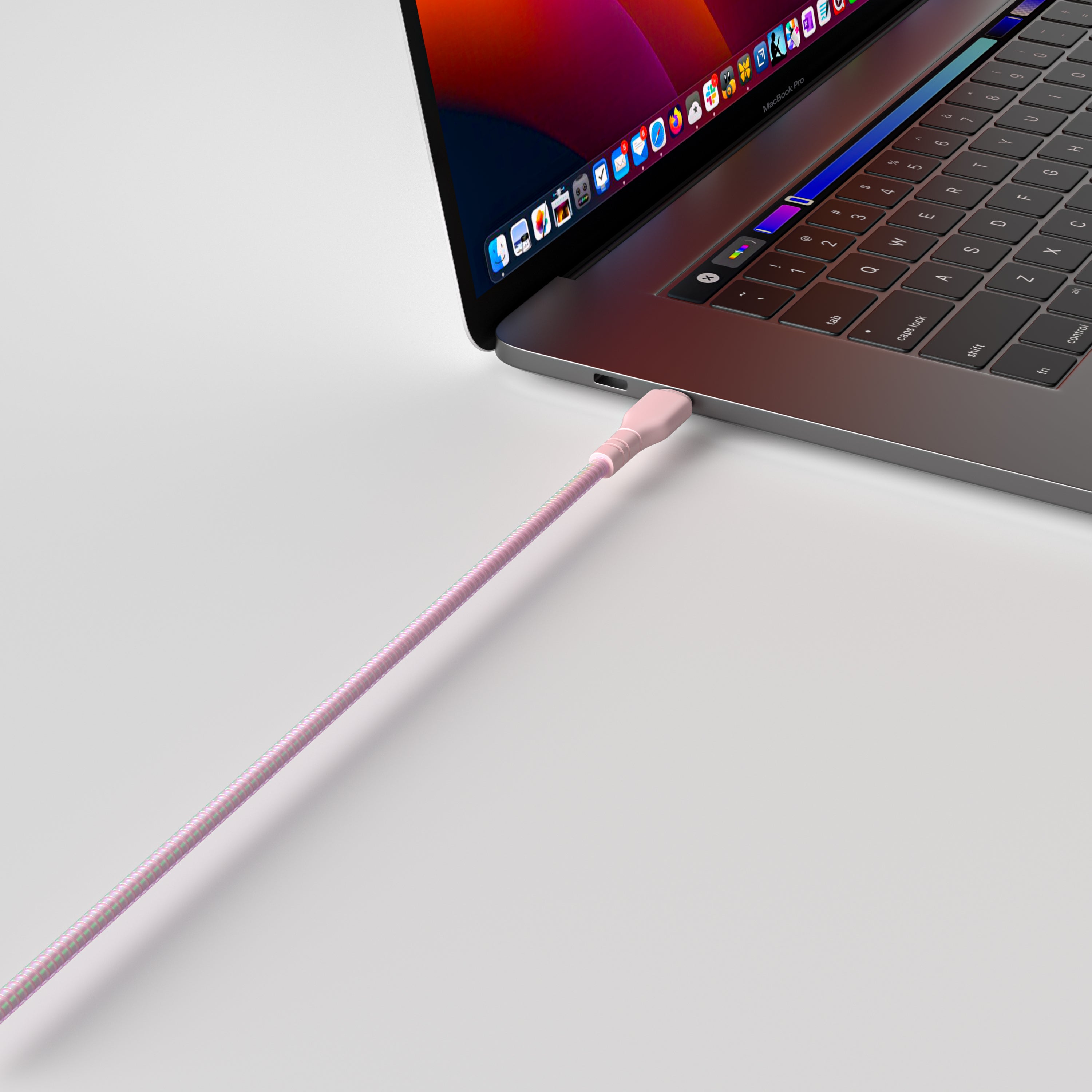 USB-C to USB-C Ringed Fast Charging Cable – 4 Feet