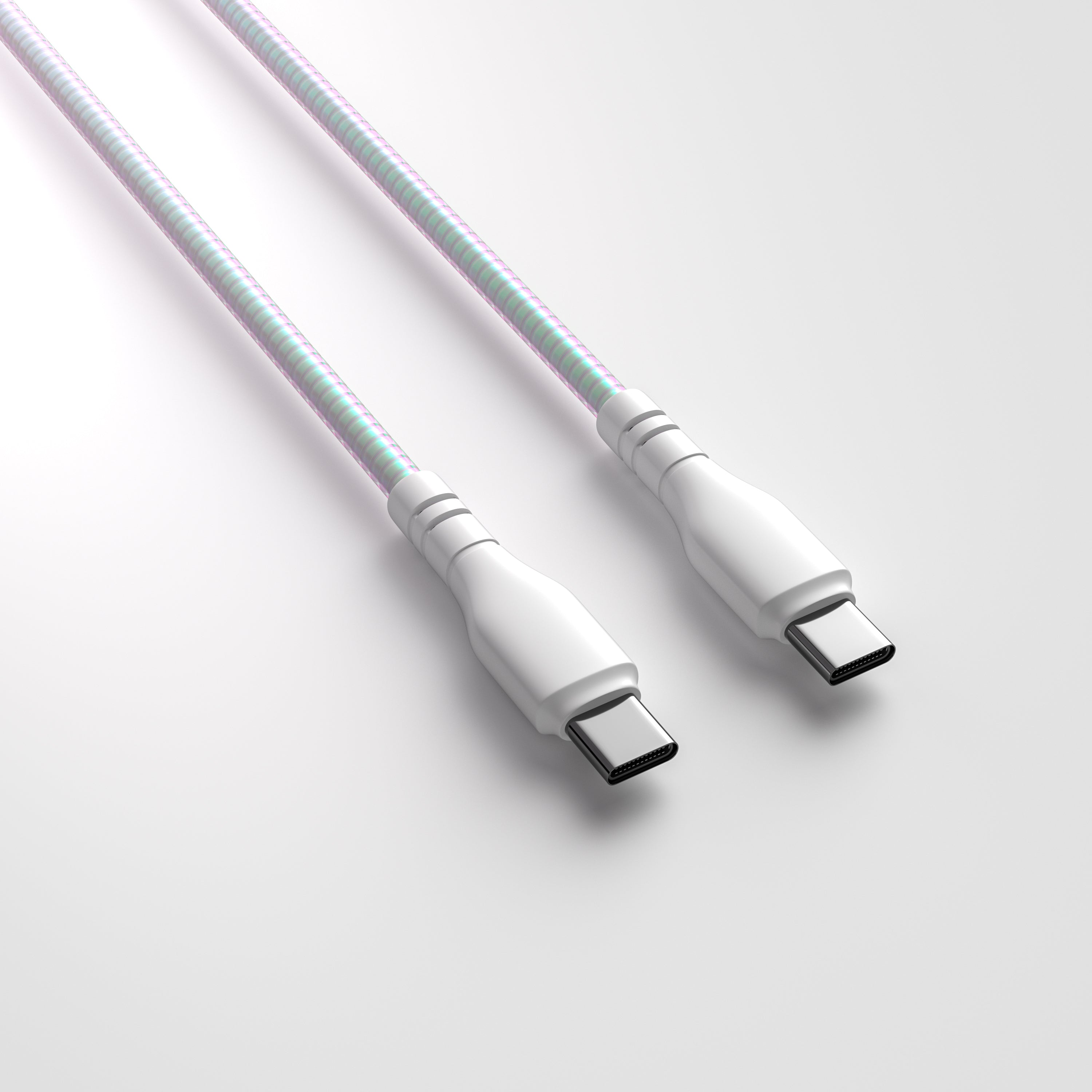 USB-C to USB-C Ringed Fast Charging Cable – 4 Feet