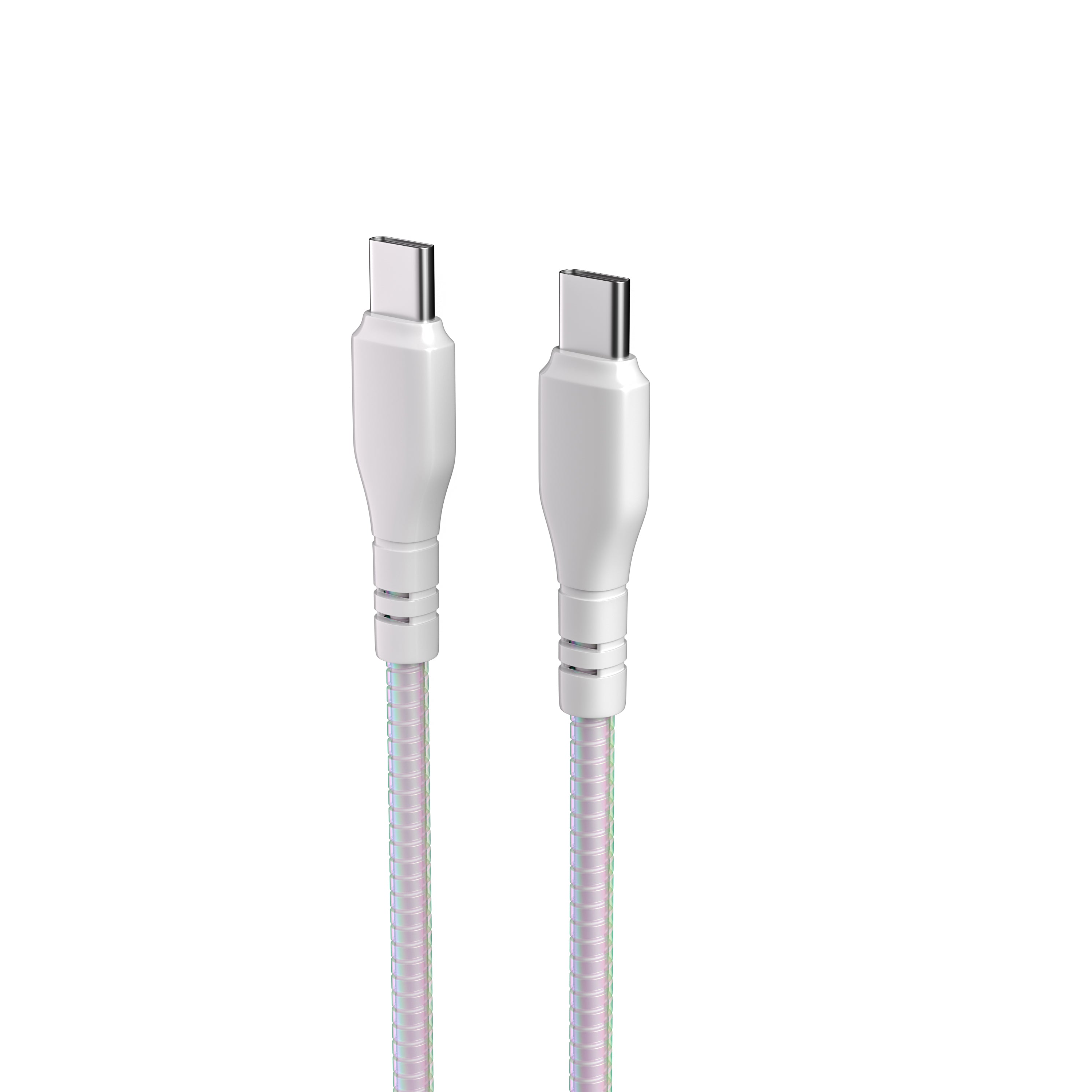 USB-C to USB-C Ringed Fast Charging Cable – 4 Feet