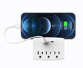 Charging Outlet with Shelf – 3 AC, 1xUSB-C & 1xUSB-A Ports