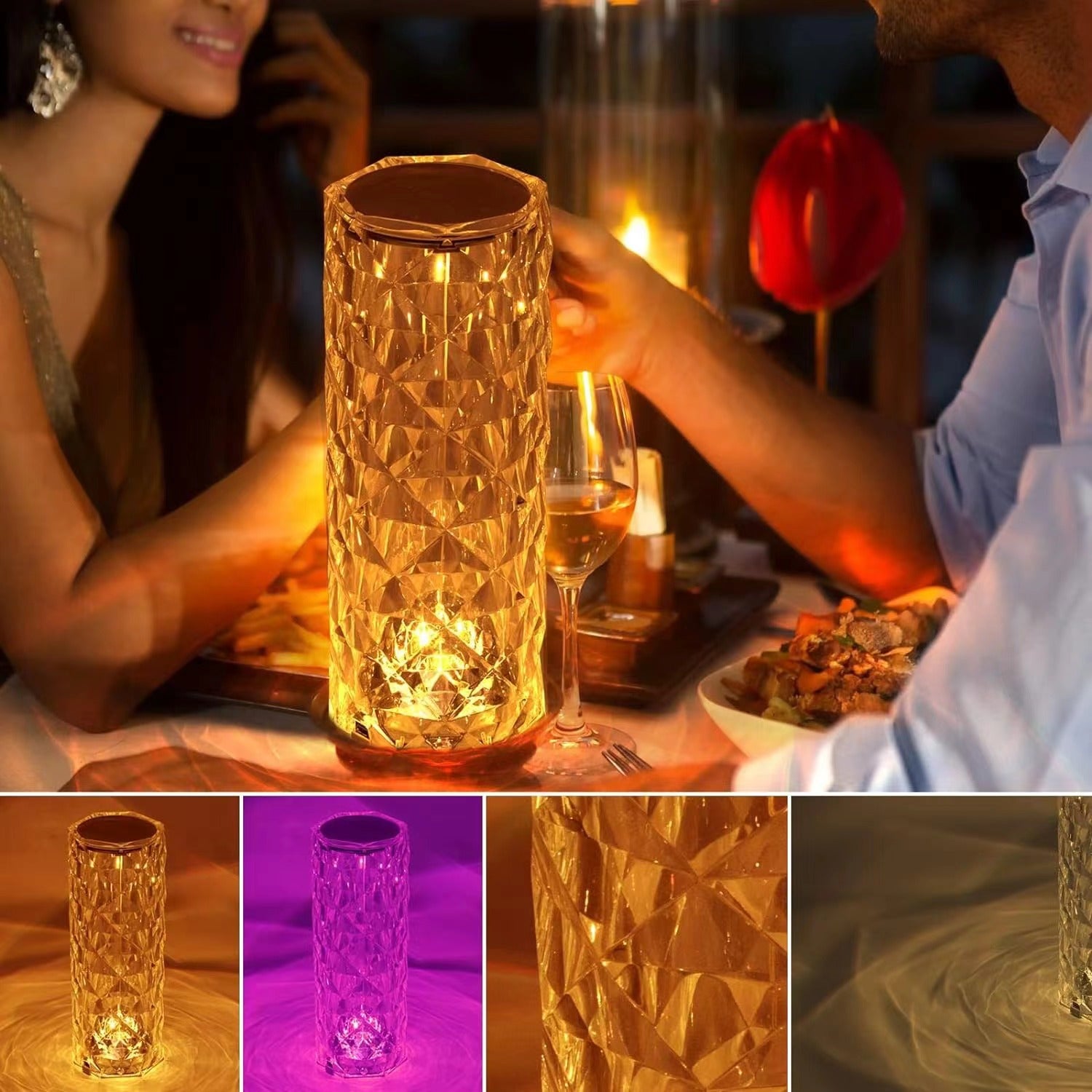 Elegant LED Crystal & RGB Lamps for Every Space