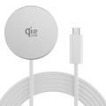 LAX Qi2.2 Magnetic Wireless Charger 25W Fast Charging Pad with Braided USB-C Cable, MagSafe Compatible for iPhone 16/15/14/13/12, Samsung Galaxy S25 Series, Google Pixel 9/10 & Qi2 Devices