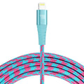 Apple MFi Certified Iphone Cable Multi-Color- 10ft