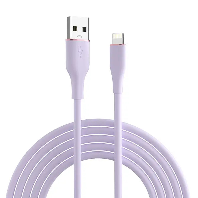 LAX Apple MFi Certified Jelly Iphone Cable- 4 Feet