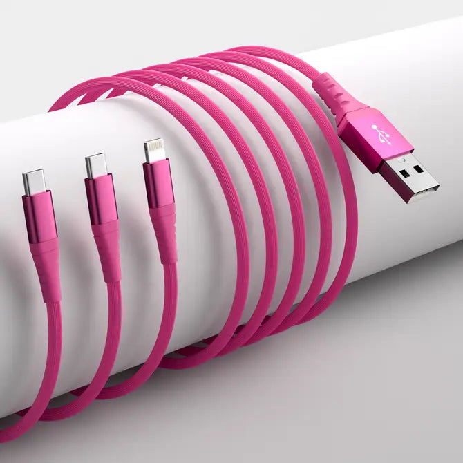 3-in-1Mfi Certified Iphone and 2x USB-C Cable