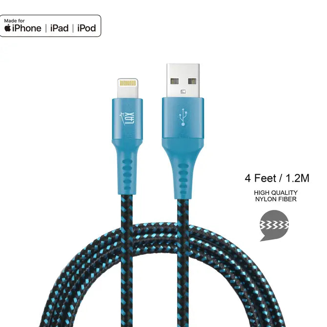 LAX Apple MFi Certified Iphone Cables - 4ft