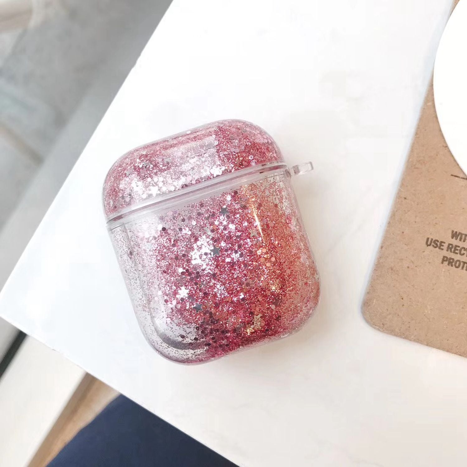 LAX Glitter AirPods Case Cover Protective Skin for Apple Airpods