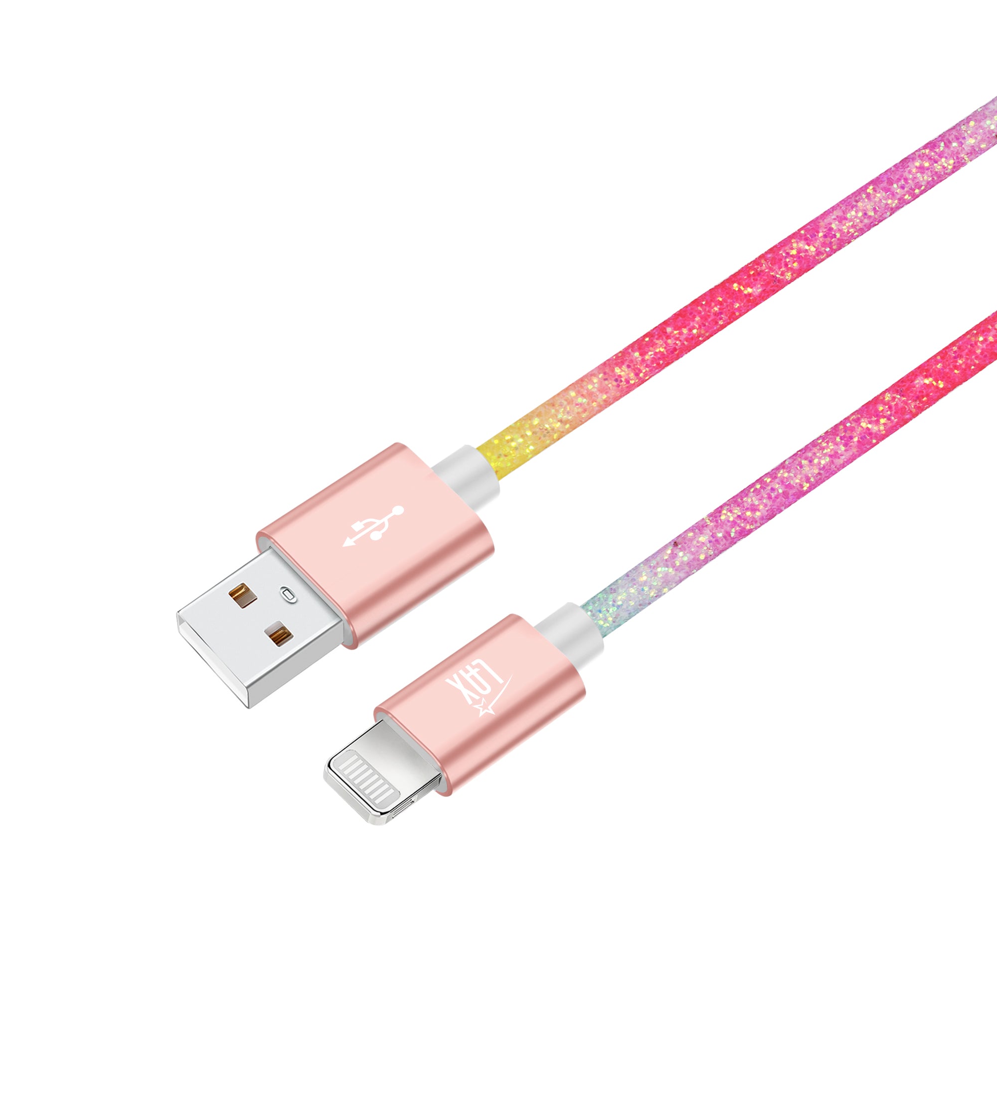 Apple MFi Certified Colorful Glitter Iphone Cables for iPhone and iPad