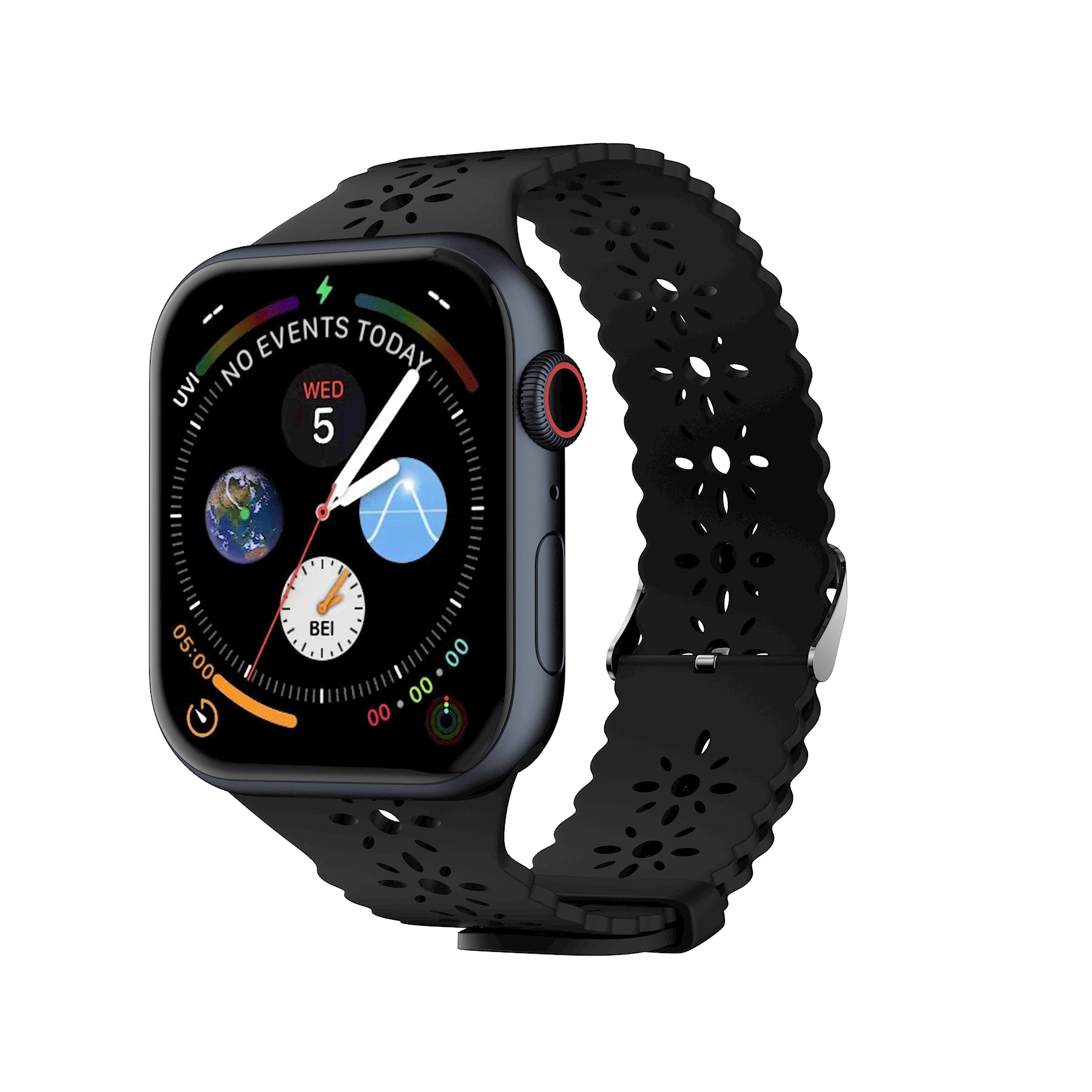 LAX Apple Watch Lace Silicone Band 38mm / 40mm / 41mm White