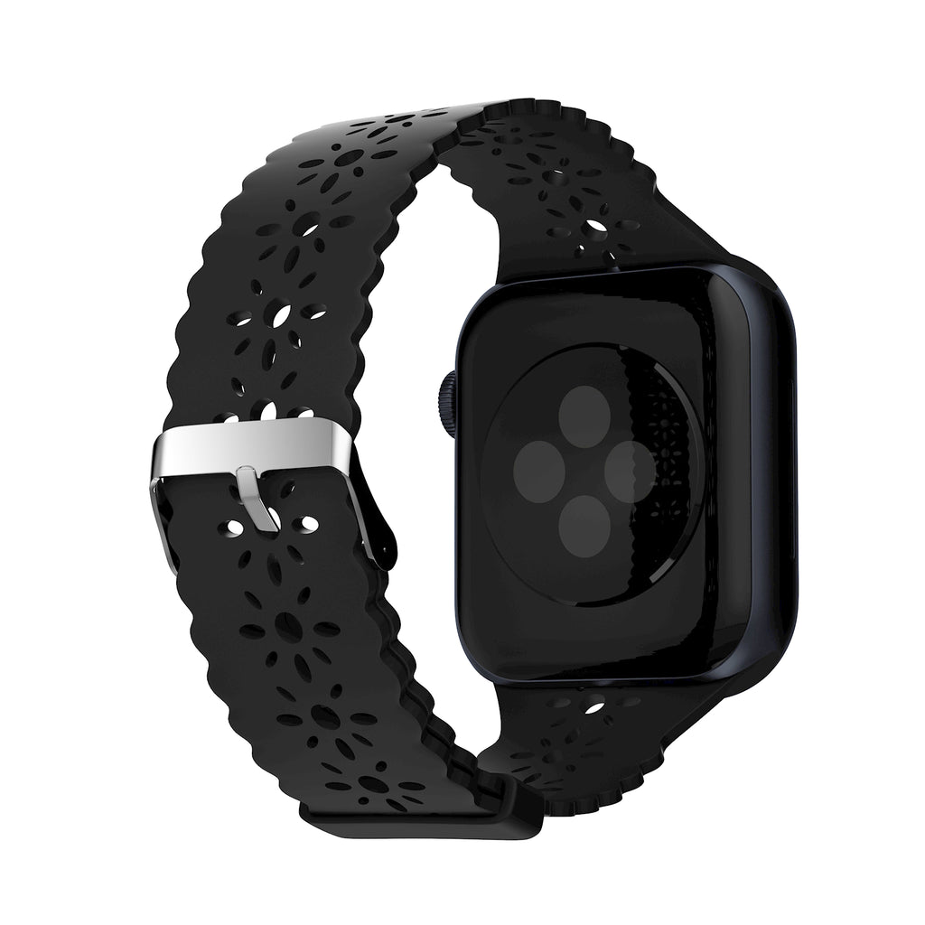 LAX Apple Watch Lace Silicone Band 38mm / 40mm / 41mm White