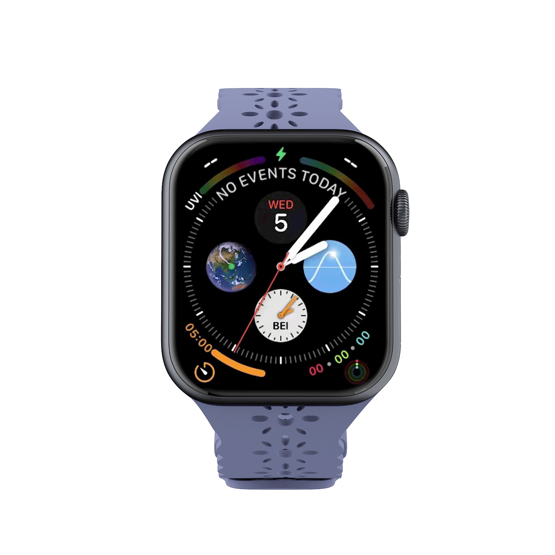 LAX Apple Watch Lace Silicone Band 38mm / 40mm / 41mm White