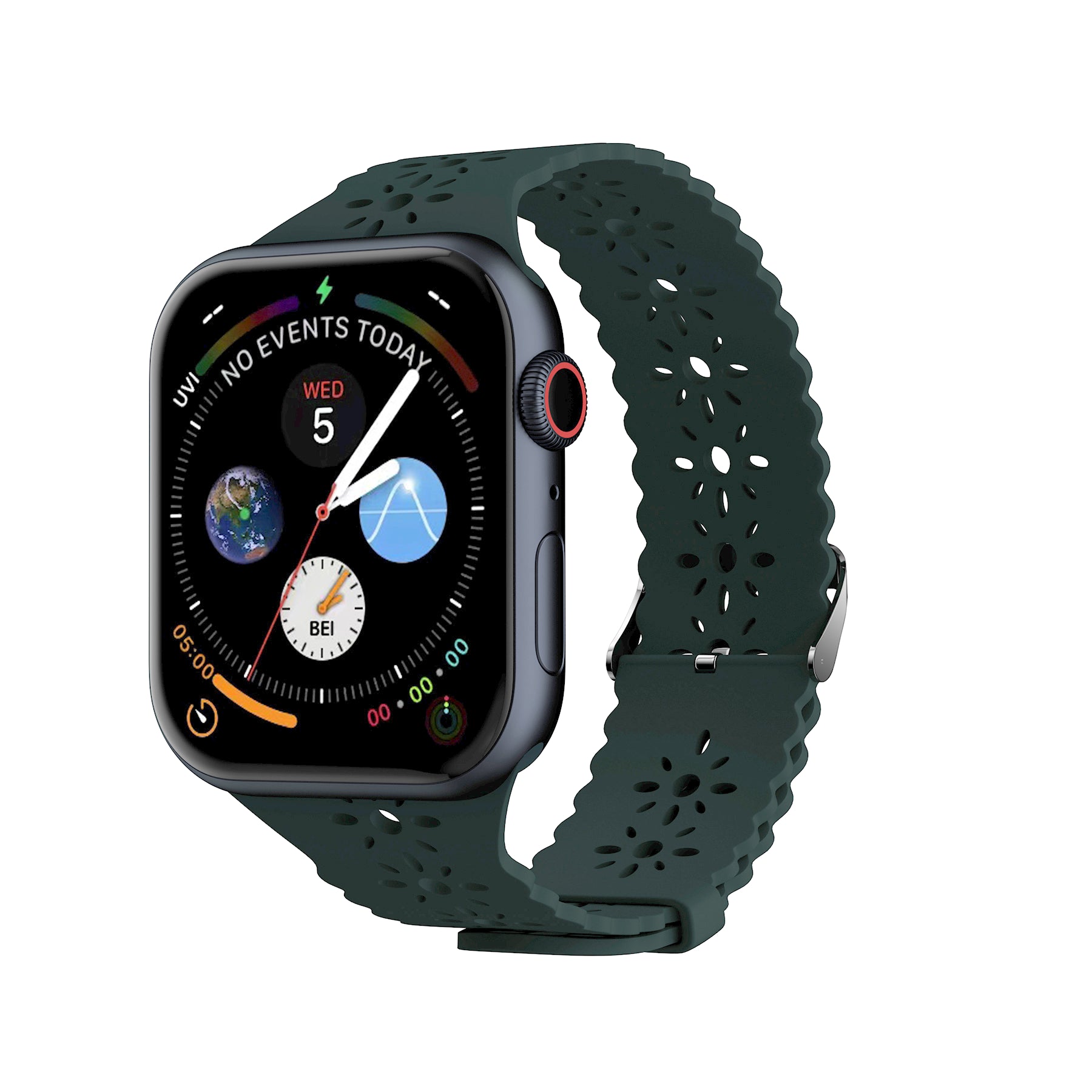 LAX Apple Watch Lace Silicone Band 38mm / 40mm / 41mm White