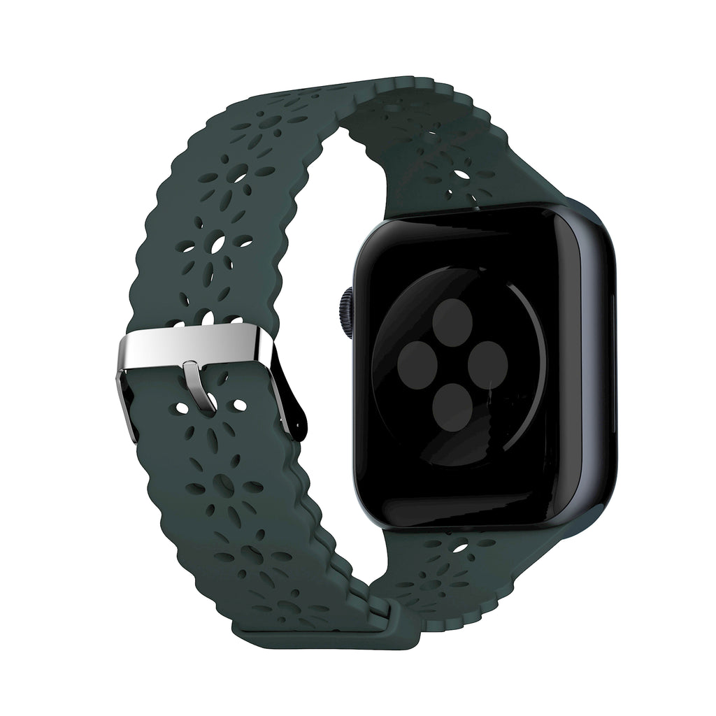 LAX Apple Watch Lace Silicone Band 38mm / 40mm / 41mm White