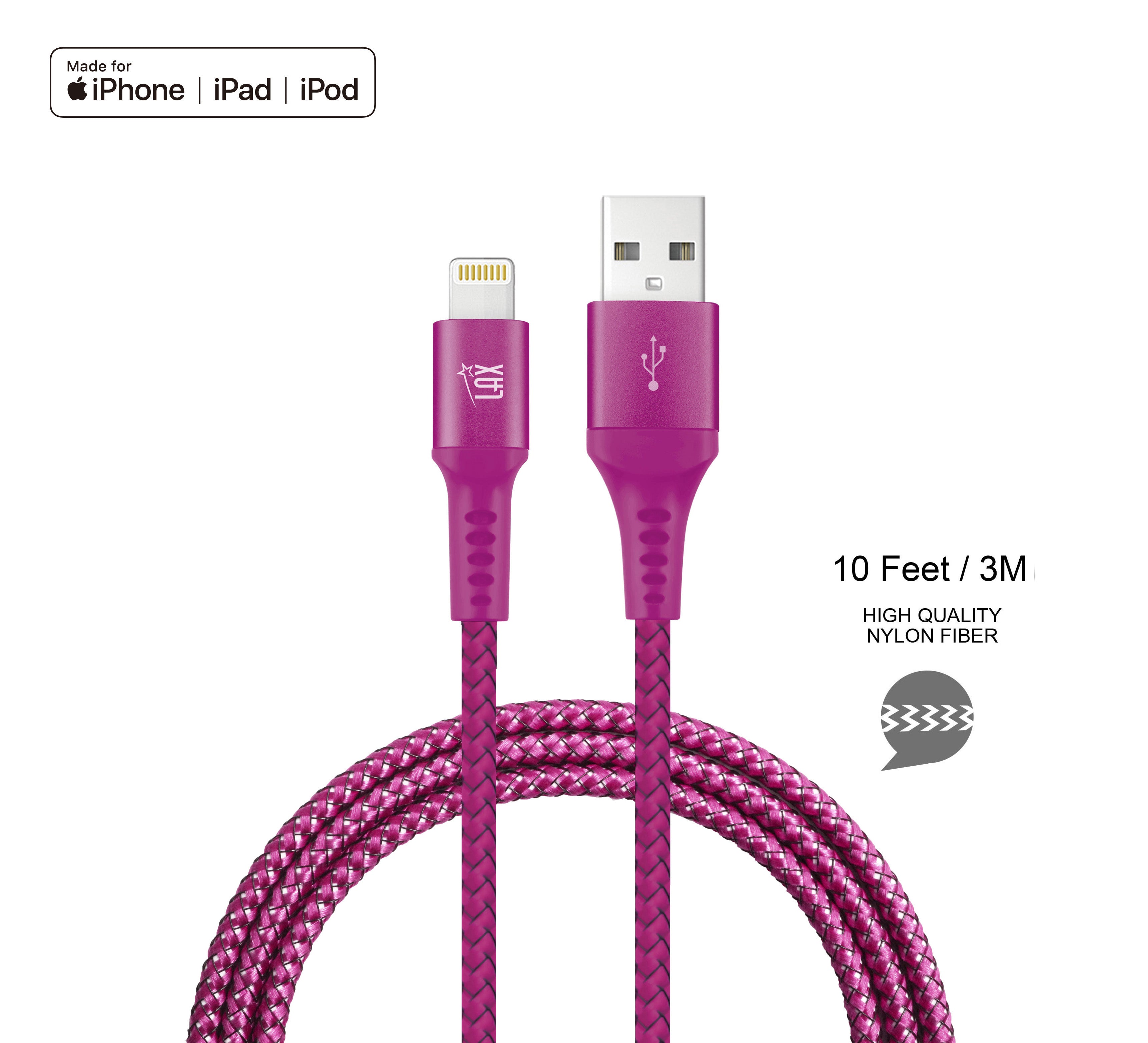 Limited Edition 10FT iPhone Charger Iphone Cable - [MFi Certified]
