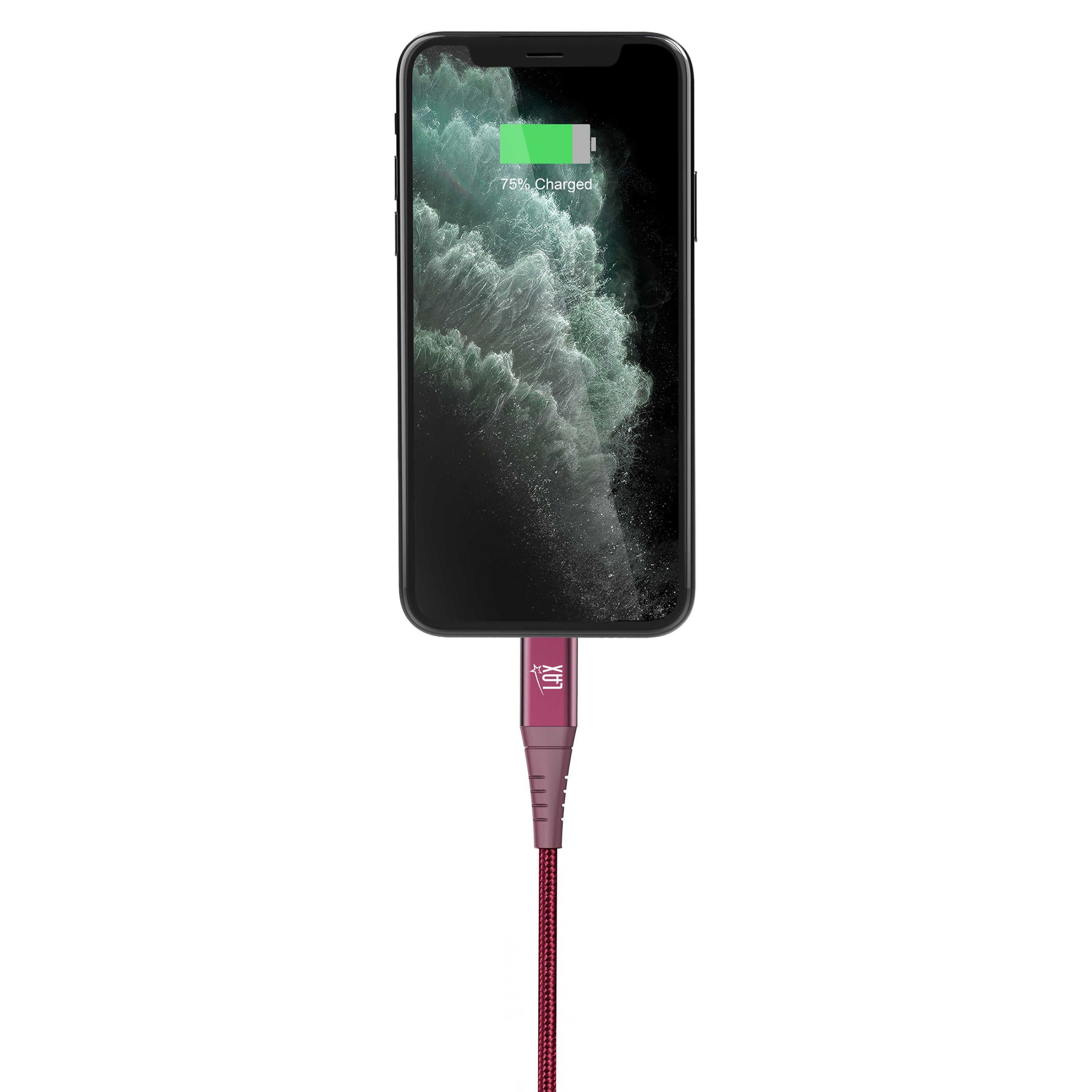 LAX Apple MFi Certified Braided Nylon USB to Iphone Cable - 4 & 10 Feet