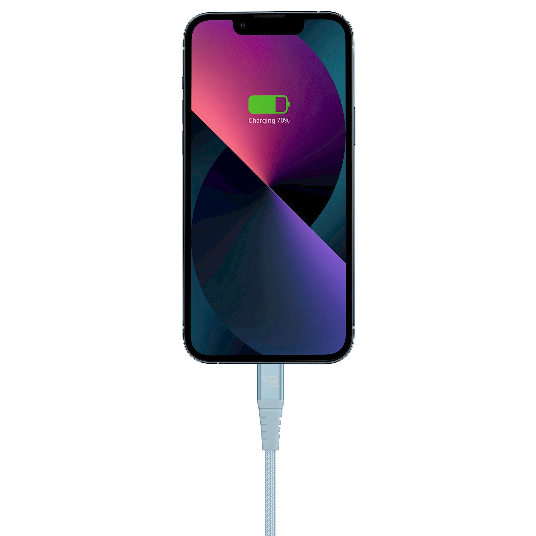 LAX Apple Certified Braided Charging Cable For Iphone
