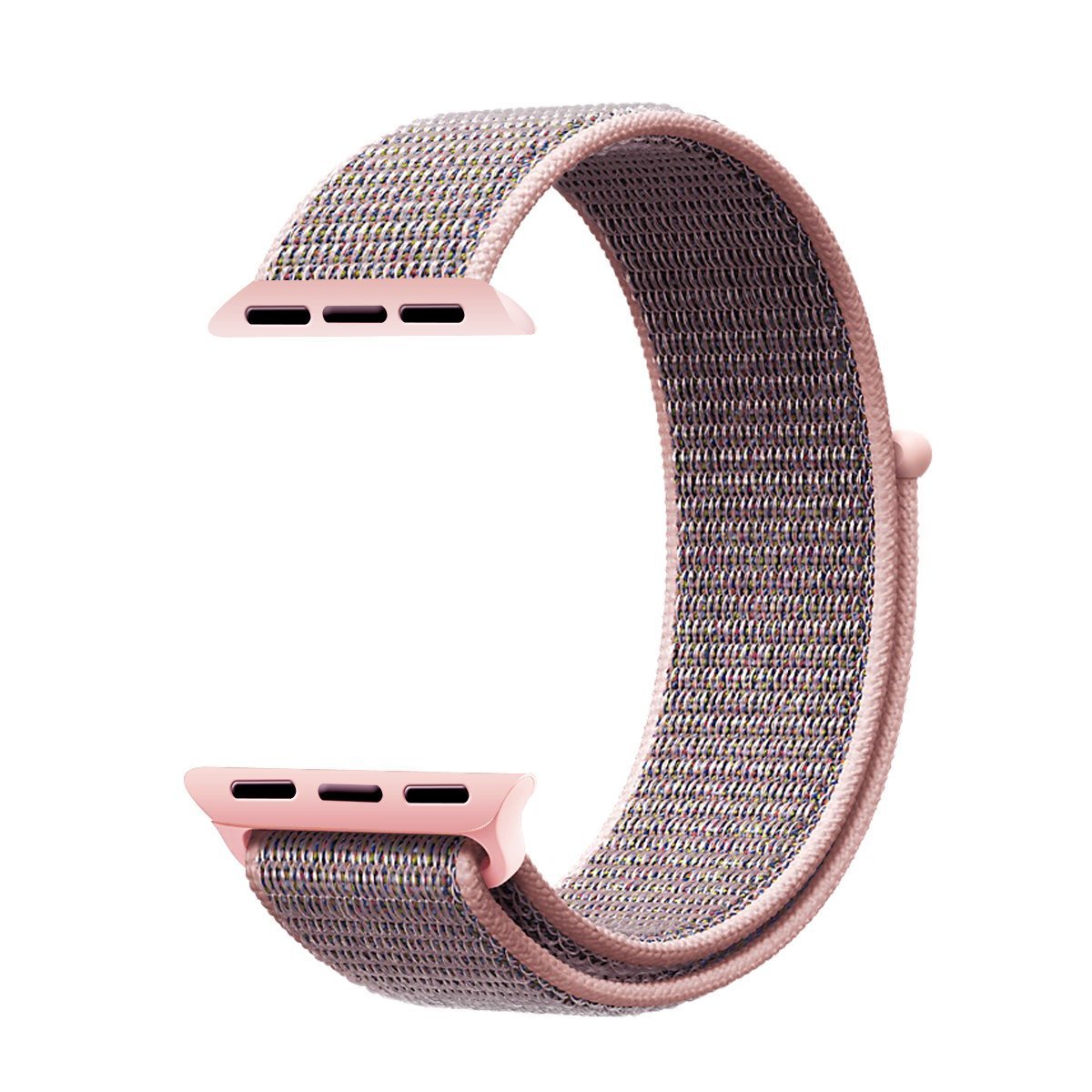 Breathable Nylon Sport Loop Band (Adjustable Velcro) for Apple Watch Series 1/2/3 Sport, Edition