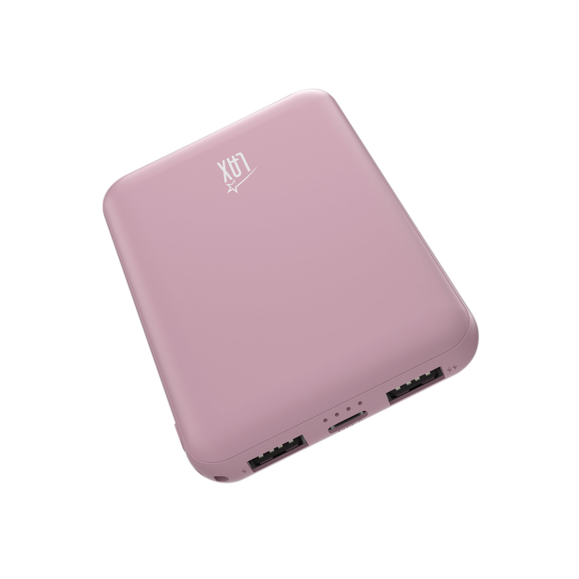 LAX 6600mAh Mini Power Bank – Fast Charging with USB-C & Dual USB-A | iPhone, Android, iPad Compatible