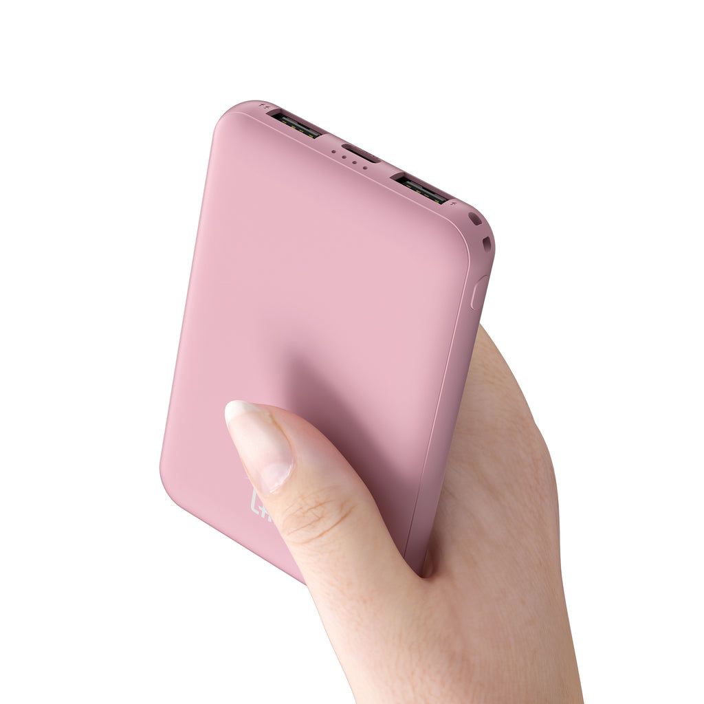LAX 6600mAh Mini Power Bank – Fast Charging with USB-C & Dual USB-A | iPhone, Android, iPad Compatible