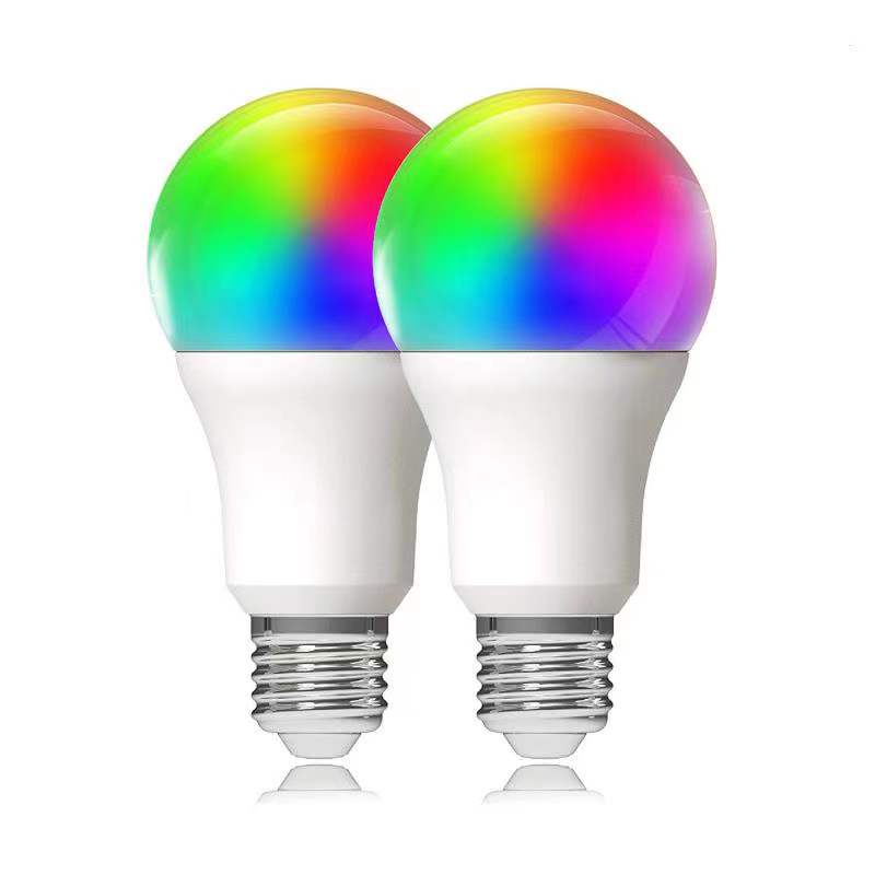 Smart Home Sound Activated Multi-Color LED Light Strip with Remote  30 Feet with 2-Pack Smart Home Multi-Color LED A19 Bulb 5W