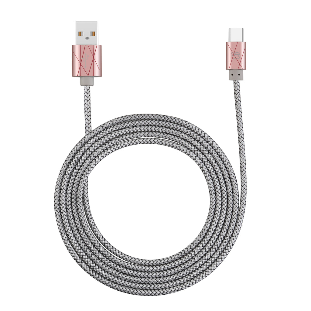 USB-C to USB-A Braided 6Ft Cable